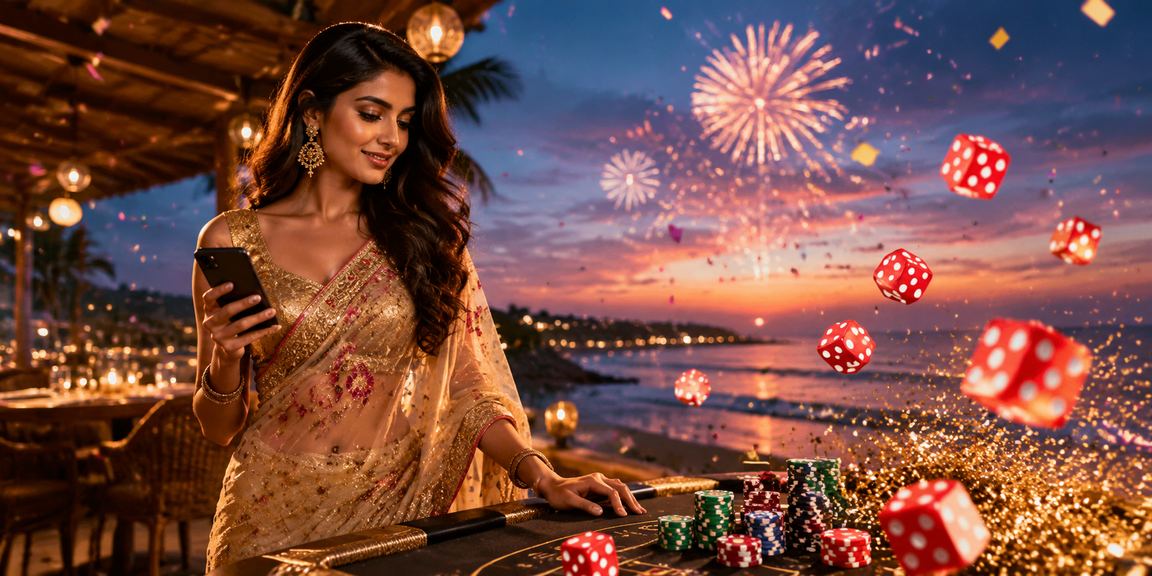 কক্সবাজারে ডাইস গেমে পুরস্কার জিতছেন একজন বাংলাদেশি নারী খেলোয়াড়