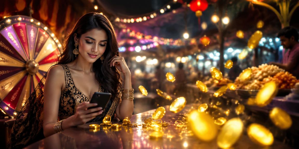রংপুরের নাইট মার্কেটে রুলেট ও জ্যাকপট খেলার রাতের দৃশ্য
