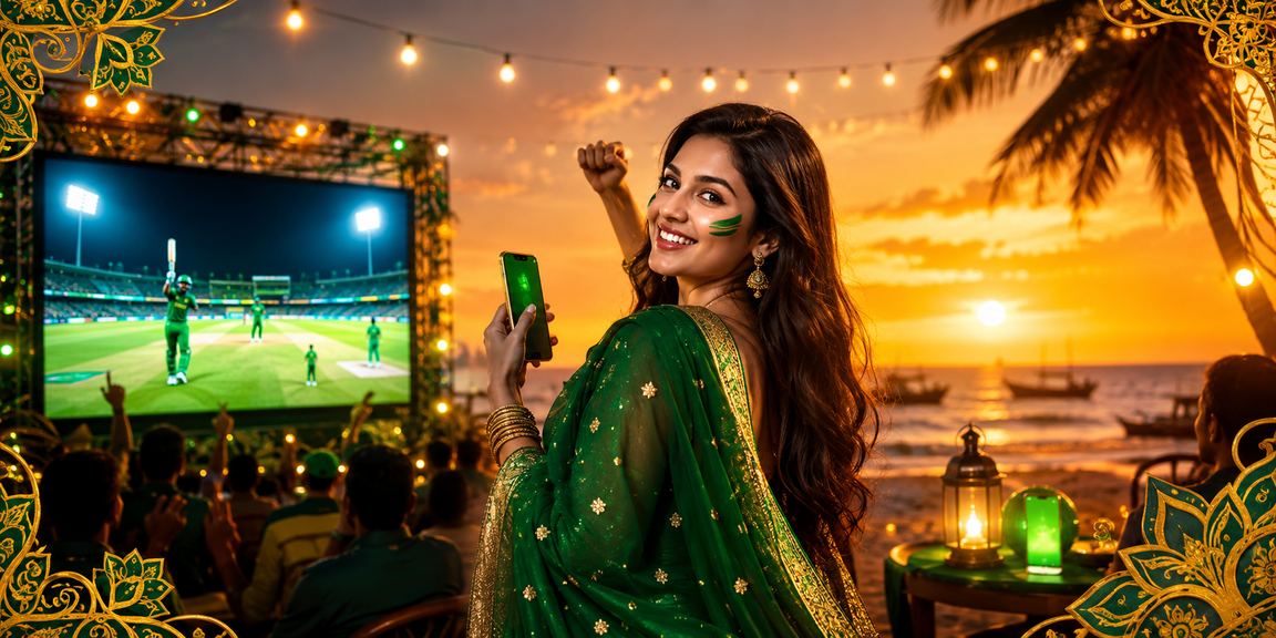 সেন্ট মার্টিনের সমুদ্র সৈকতে ক্রিকেট বেটিং উপভোগ করছেন একজন খেলোয়াড়